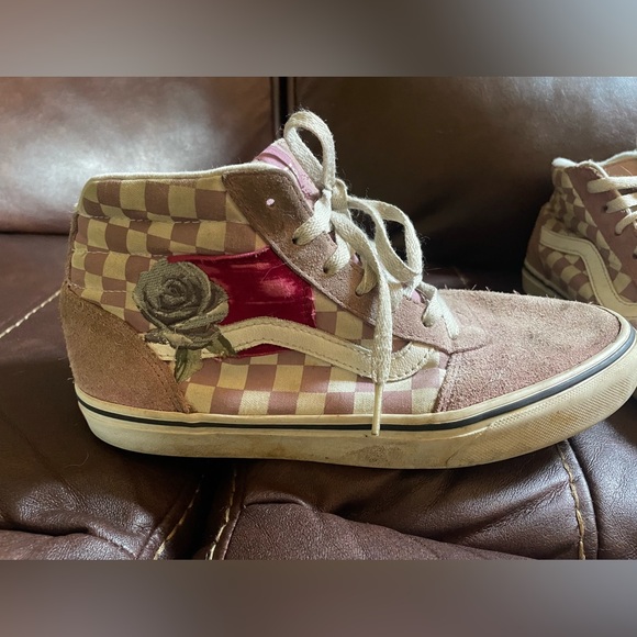 Vans Women's Pink Trainers - Picture 4 of 6